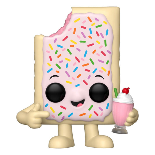 Pop-Tarts POP! Ad Icons Vinyl Figur Pop-Tarts Mascot Strawberry Milkshake 9 cm - Smalltinytoystore