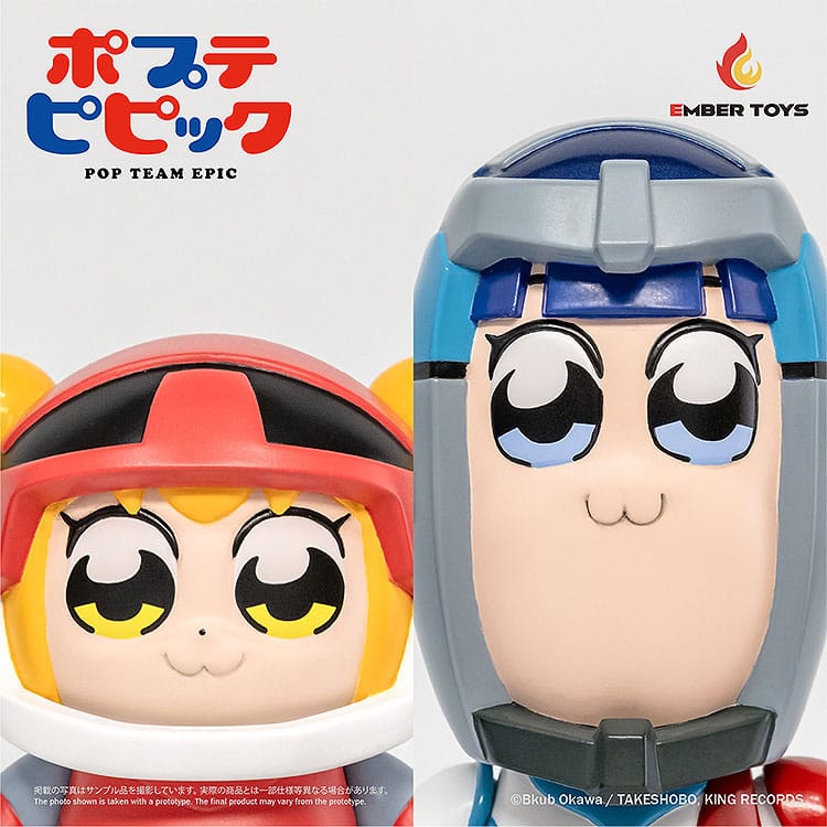 Pop Team Epic Vinyl Figuren 2er-Pack Chibi Creature Popuko & Pipimi Spacesuit Ver. - Smalltinytoystore
