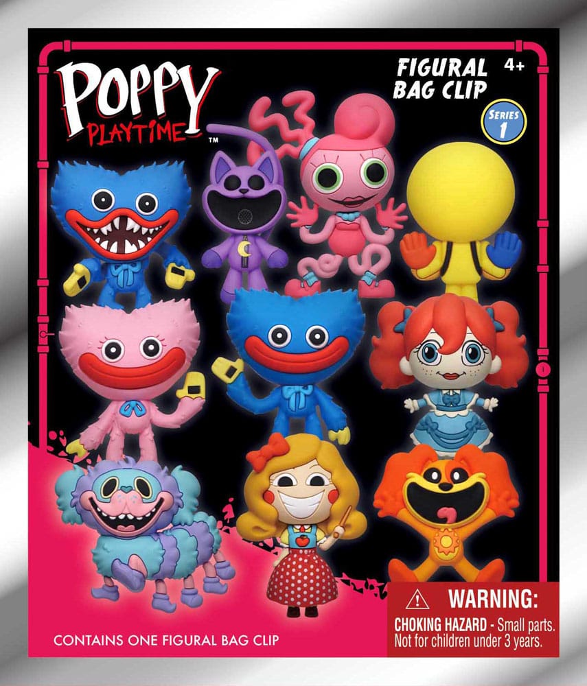 Poppy Playtime PVC-Taschenanhänger Series 1 Display (24) - Smalltinytoystore