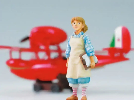 Porco Rosso Model-Kit mit Figur 1/72 Savoia S.21F Version 2 & Fio