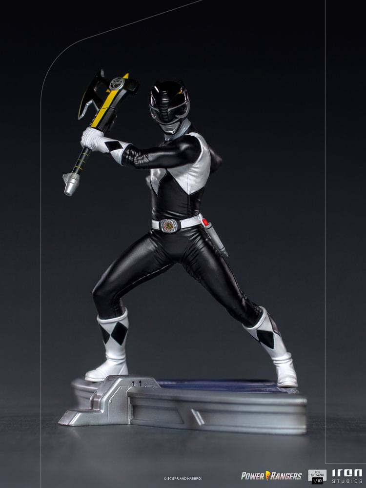 Power Rangers BDS Art Scale Statue 1/10 Black Ranger 17 cm - Smalltinytoystore