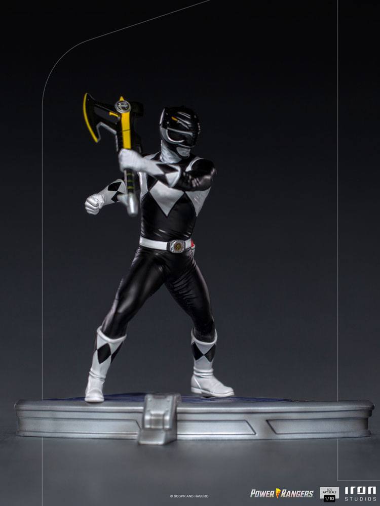 Power Rangers BDS Art Scale Statue 1/10 Black Ranger 17 cm - Smalltinytoystore