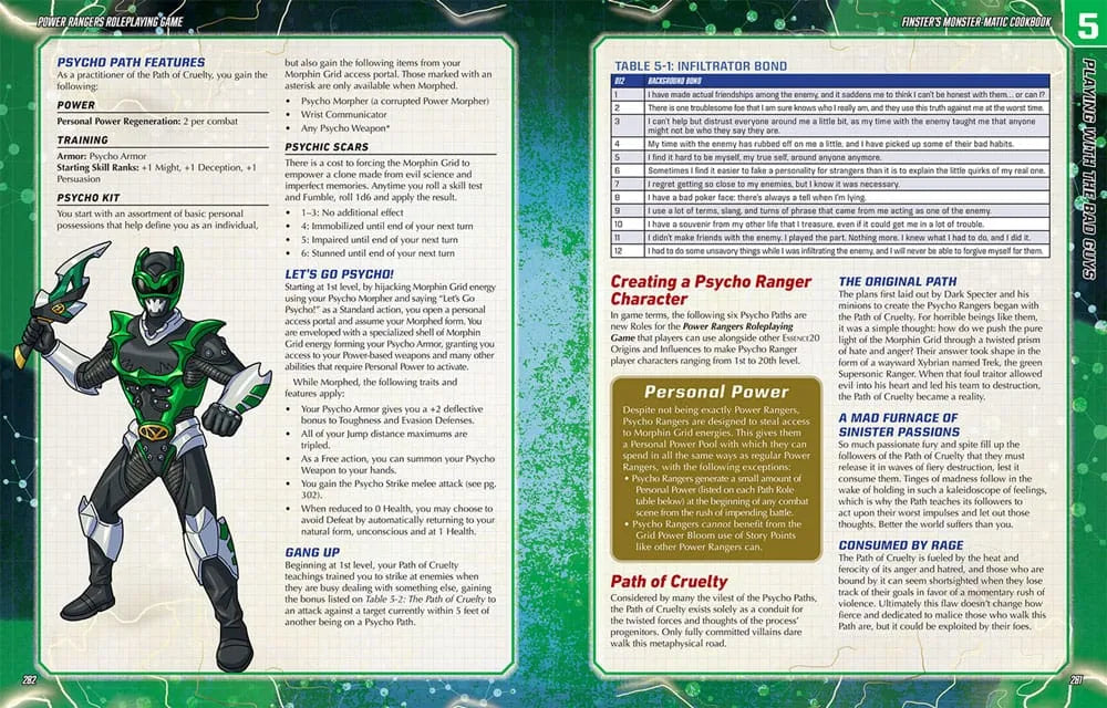 Power Rangers RPG Buch Finster's Monster-Matic Cookbook Sourcebook *Englische Version* - Smalltinytoystore