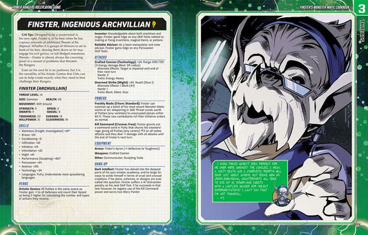 Power Rangers RPG Buch Finster's Monster-Matic Cookbook Sourcebook *Englische Version* - Smalltinytoystore