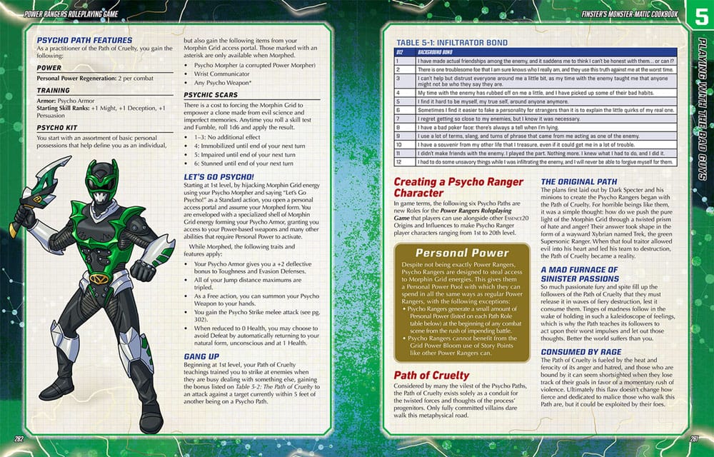 Power Rangers RPG Buch Finster's Monster-Matic Cookbook Sourcebook *Englische Version* - Smalltinytoystore