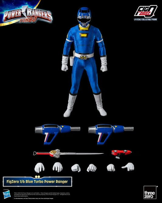 Power Rangers Turbo FigZero Actionfigur 1/6 Blue Turbo Power Ranger 30 cm - Smalltinytoystore