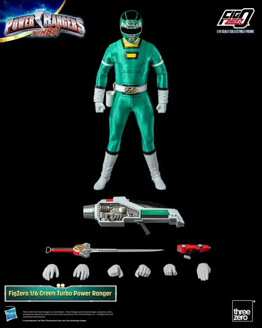 Power Rangers Turbo FigZero Actionfigur 1/6 Green Turbo Power Ranger 30 cm - Smalltinytoystore