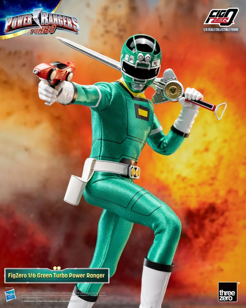 Power Rangers Turbo FigZero Actionfigur 1/6 Green Turbo Power Ranger 30 cm - Smalltinytoystore