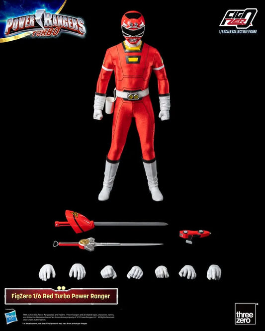 Power Rangers Turbo FigZero Actionfigur 1/6 Red Turbo Power Ranger 30 cm - Smalltinytoystore