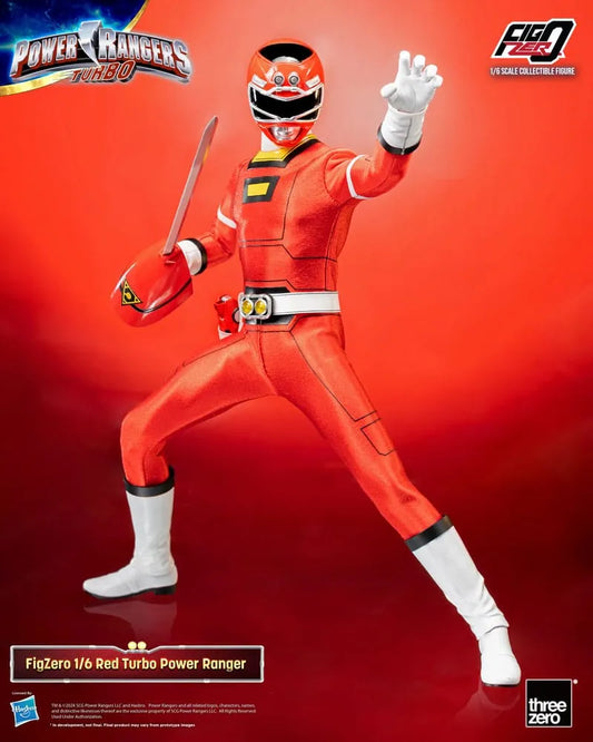 Power Rangers Turbo FigZero Actionfigur 1/6 Red Turbo Power Ranger 30 cm - Smalltinytoystore