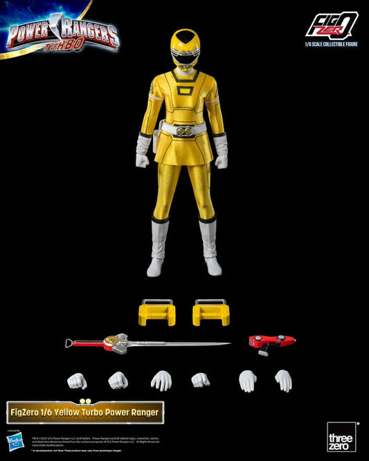 Power Rangers Turbo FigZero Actionfigur 1/6 Yellow Turbo Power Ranger 30 cm - Smalltinytoystore