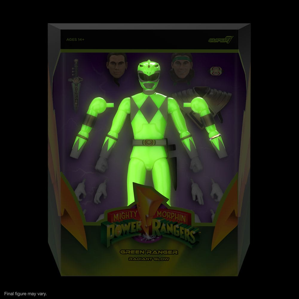 Power Rangers Ultimates Actionfigur Green Ranger (Glow) 18 cm - Smalltinytoystore