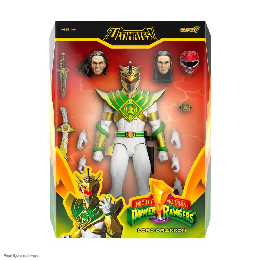 Power Rangers Ultimates Actionfigur Mighty Morphin Power Rangers Lord Drakkon 18 cm - Smalltinytoystore