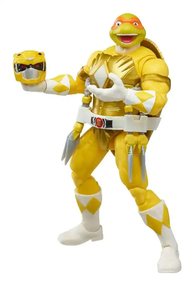 Power Rangers x TMNT Lightning Collection Actionfiguren 2022 Morphed April O´Neil & Michelangelo - Smalltinytoystore