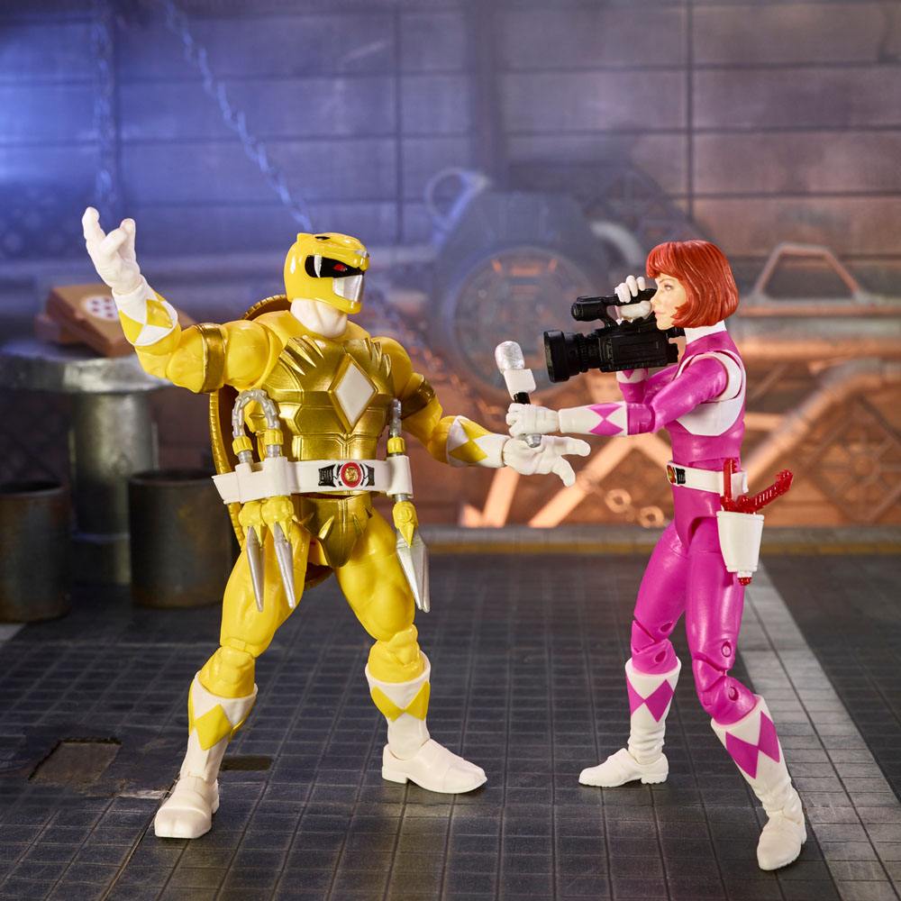 Power Rangers x TMNT Lightning Collection Actionfiguren 2022 Morphed April O´Neil & Michelangelo - Smalltinytoystore