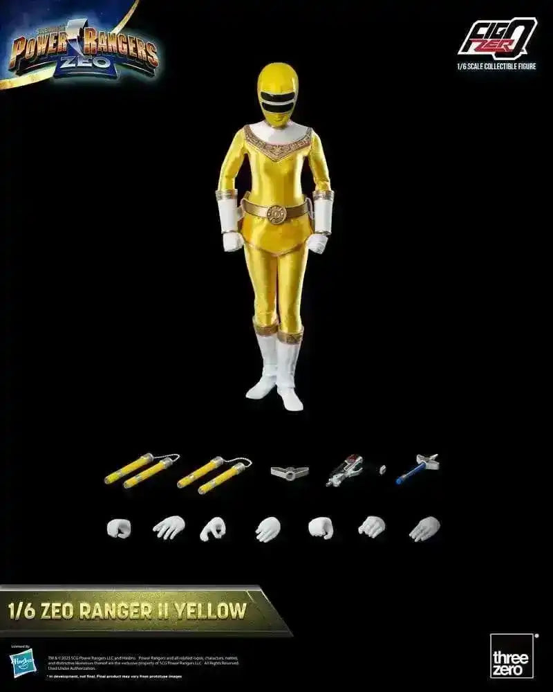 Power Rangers Zeo FigZero Actionfigur 1/6 Ranger II Yellow 30 cm - Smalltinytoystore