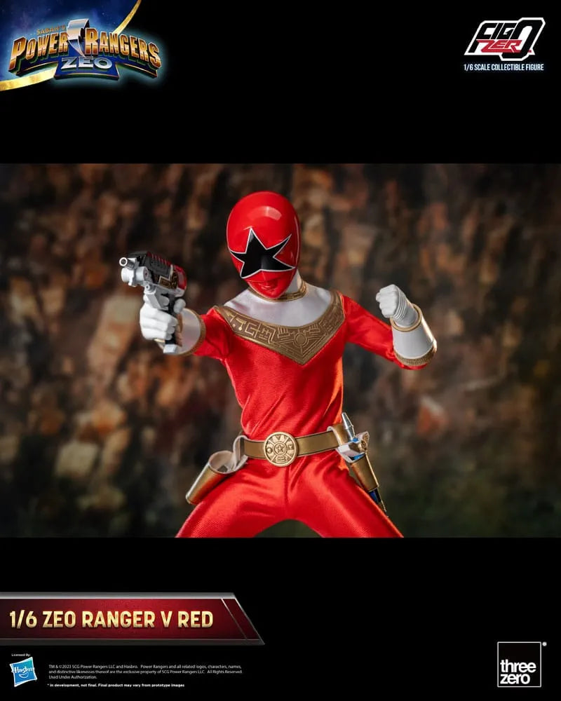 Power Rangers Zeo FigZero Actionfigur 1/6 Ranger V Red 30 cm - Smalltinytoystore