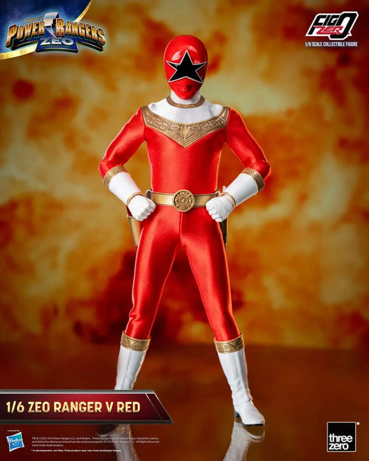 Power Rangers Zeo FigZero Actionfigur 1/6 Ranger V Red 30 cm - Smalltinytoystore