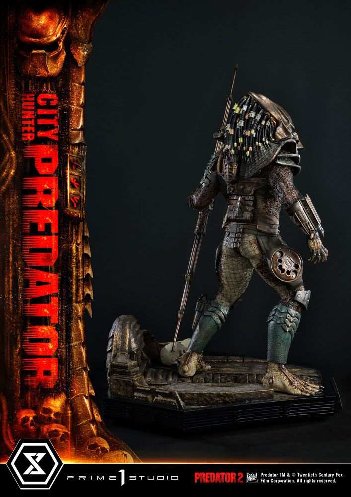 Predator 2 Museum Masterline Statue 1/3 City Hunter Predator 105 cm - Smalltinytoystore
