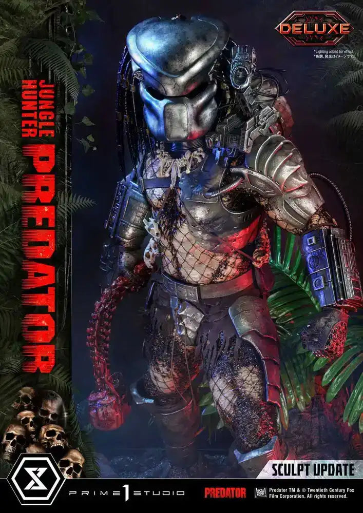 Predator Museum Masterline Statue 1/3 Jungle Hunter Predator Deluxe Bonus Version 90 cm - Smalltinytoystore