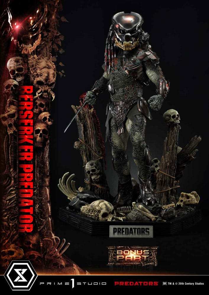 Predators Statue Berserker Predator Deluxe Bonus Version 100 cm - Smalltinytoystore