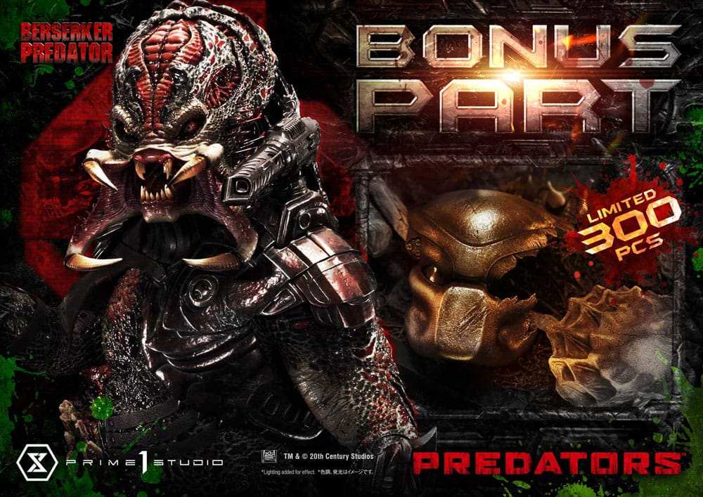 Predators Statue Berserker Predator Deluxe Bonus Version 100 cm - Smalltinytoystore