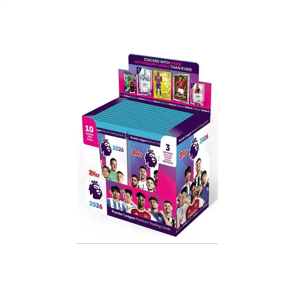 Premier League 2025/26 Trading Cards Booster Display (28) - Smalltinytoystore