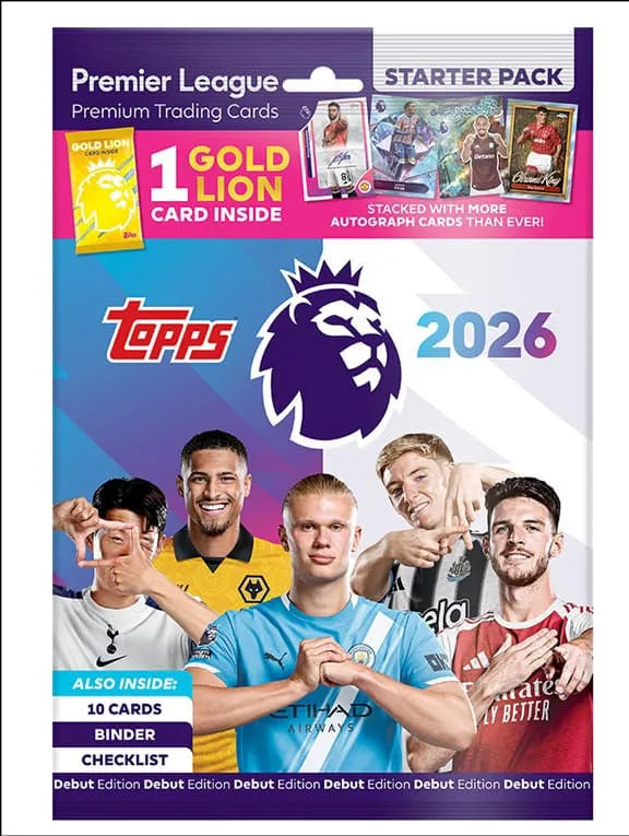 Premier League 2025/26 Trading Cards Starter Pack - Smalltinytoystore