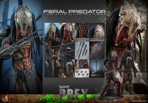 Prey Actionfigur 1/6 Feral Predator 37 cm - Smalltinytoystore