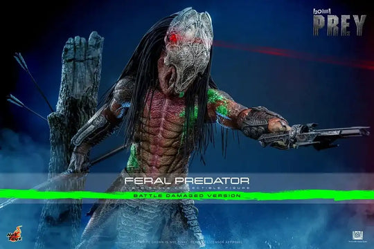 Prey Actionfigur 1/6 Feral Predator (Battle Damaged Version) 37 cm