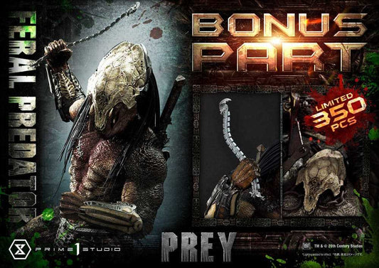 Prey (Movie) Museum Masterline Series Statue 1/3 Feral Predator Deluxe Bonus Version 89 cm - Smalltinytoystore