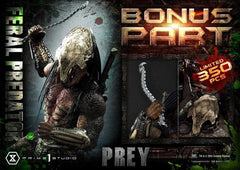 Prey (Movie) Museum Masterline Series Statue 1/3 Feral Predator Deluxe Bonus Version 89 cm - Smalltinytoystore