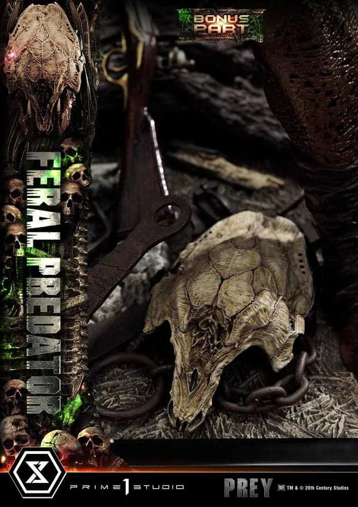 Prey (Movie) Museum Masterline Series Statue 1/3 Feral Predator Deluxe Bonus Version 89 cm - Smalltinytoystore