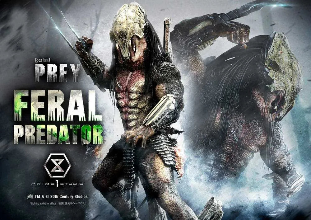 Prey (Movie) Museum Masterline Series Statue 1/3 Feral Predator Deluxe Version 89 cm - Smalltinytoystore