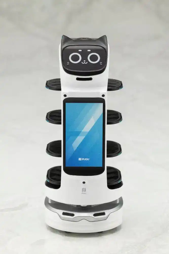 Pudu Robotics Plastic Model Kit Bellabot White Ver. 11 cm - Smalltinytoystore