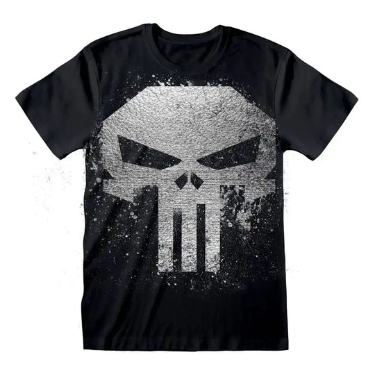 Punisher T-Shirt Skull With Metallic Ink - Smalltinytoystore