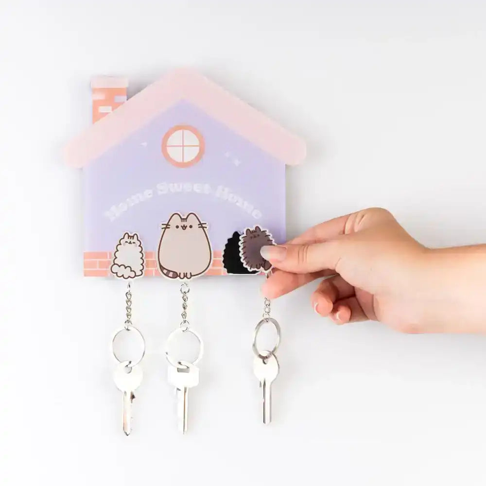 Pusheen Schlüsselbrett inkl. 3 Schlüsselanhänger