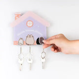 Pusheen Schlüsselbrett inkl. 3 Schlüsselanhänger