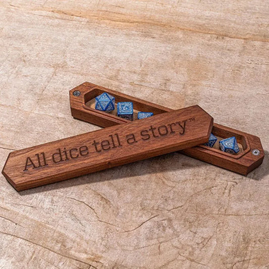 Q Workshop Sapelli Würfelbox All dice tell a story - Smalltinytoystore