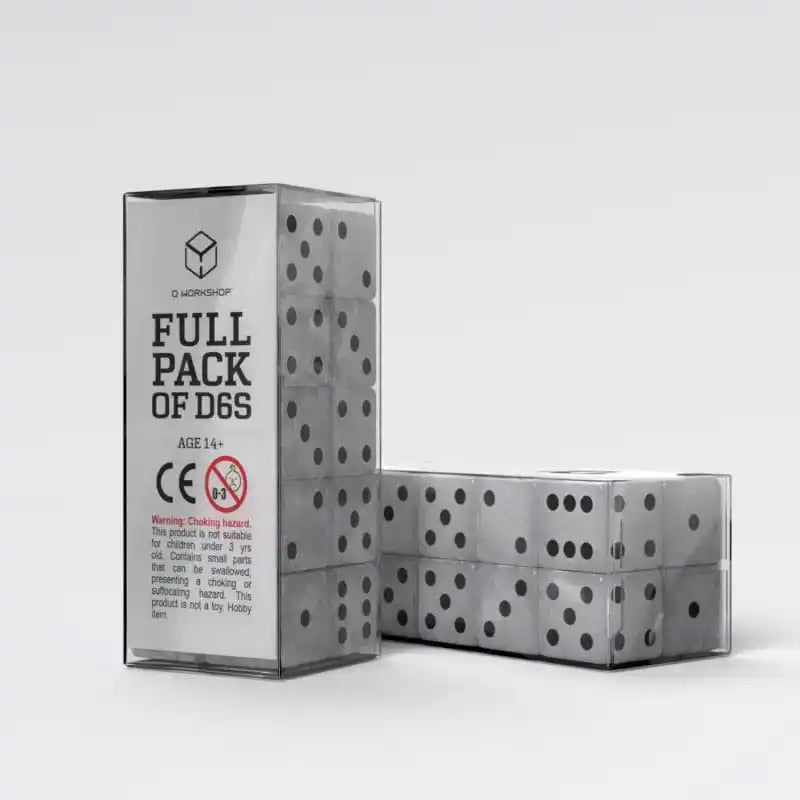 Q Workshop Würfel Set Full Pack D6 Pearl (20)