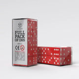 Q Workshop Würfel Set Full Pack D6 Rot (20)