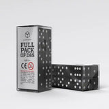 Q Workshop Würfel Set Full Pack D6 Schwarz (20)