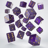 Q Workshop Würfel Set Full Pack D6 Shimmering Purple (20)