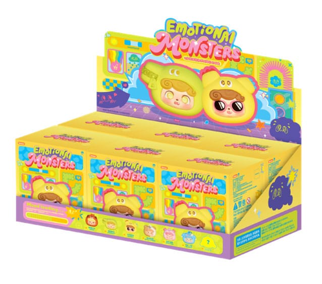 QKid: Emotional Hairy Monsters Series Blind Box Kopfhörer-Tasche 8 cm Display (6) - Smalltinytoystore
