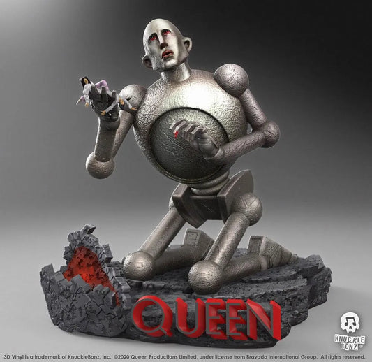Queen 3D Vinyl Statue Queen Robot (News of the World) 20 x 21 x 24 cm - Smalltinytoystore