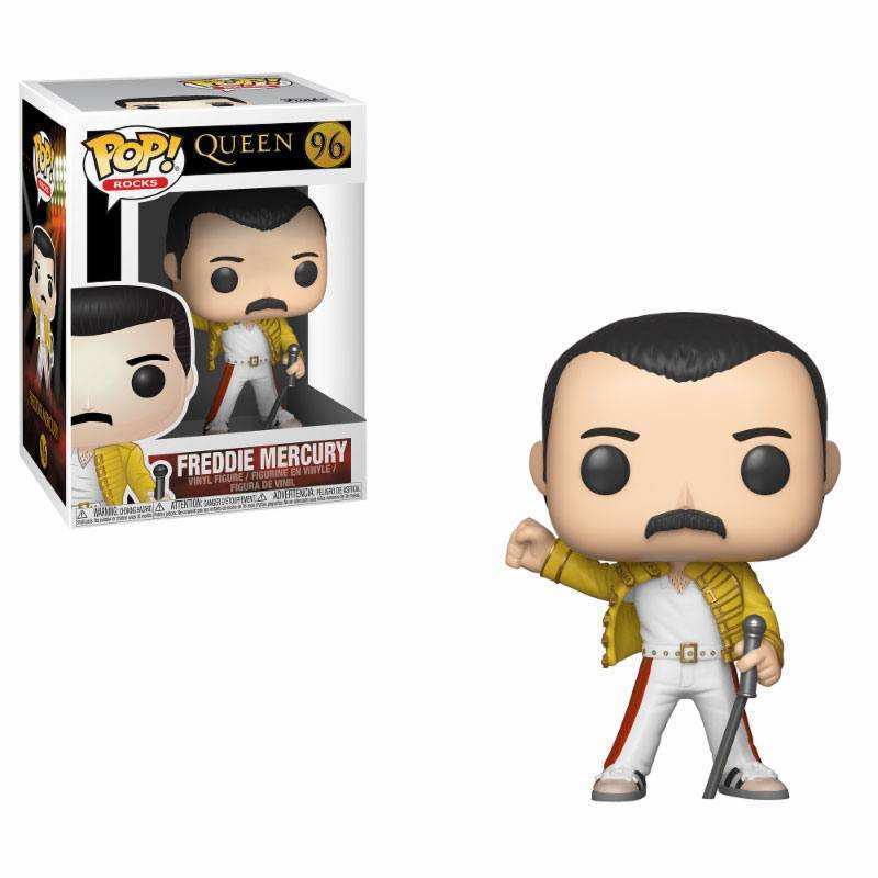 Queen POP! Rocks Vinyl Figur Freddie Mercury Wembley 1986 9 cm - Smalltinytoystore