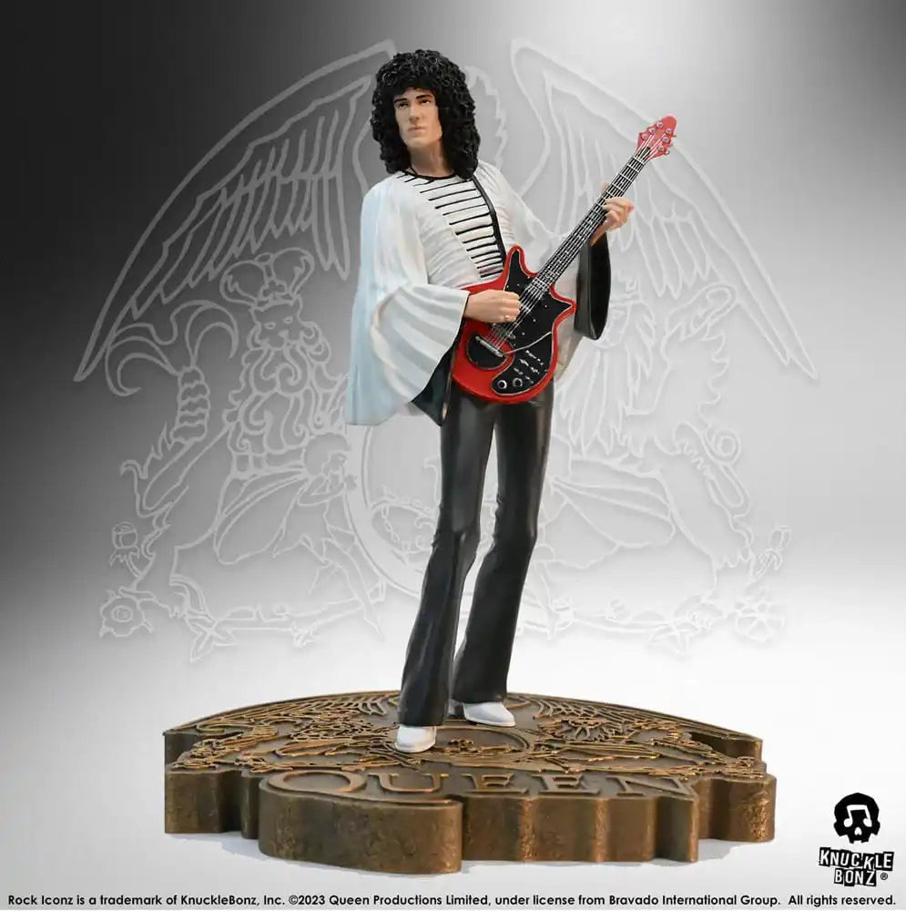 Queen Rock Iconz Statue Brian May II (Sheer Heart Attack Era) 23 cm - Smalltinytoystore