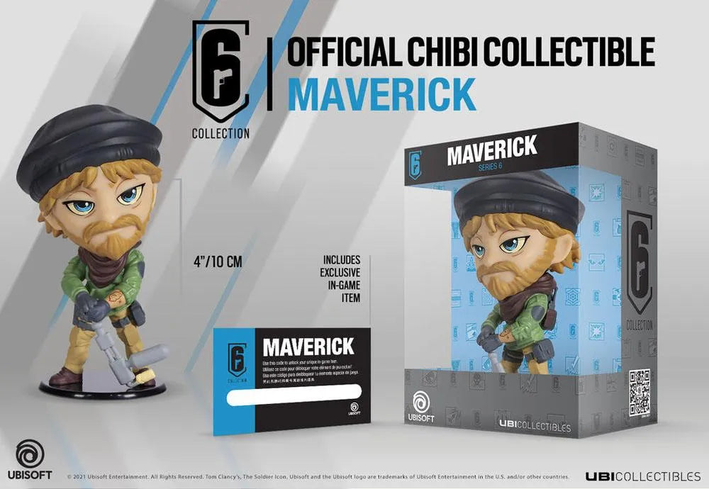 Rainbow Six Siege 6 Collection Chibi Figur Serie 6 Maverick 10 cm - Smalltinytoystore