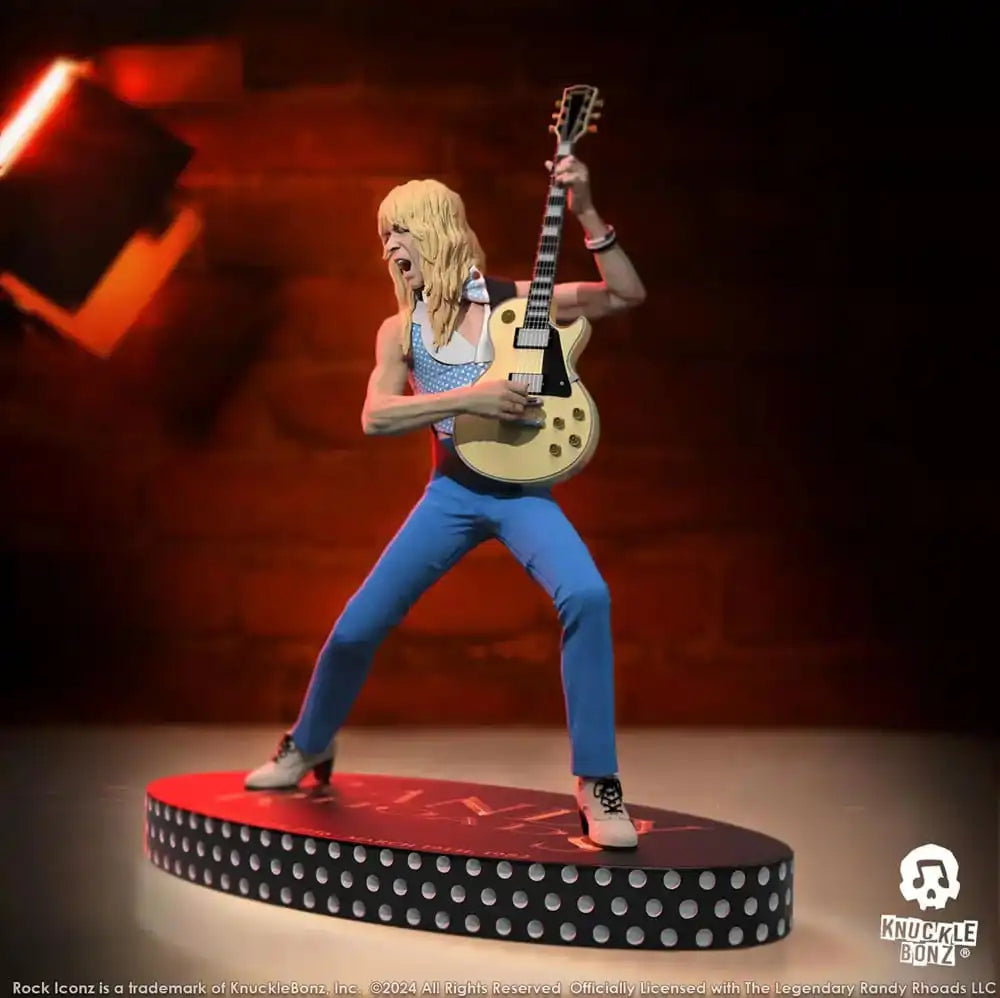 Randy Rhoads IV Rock Iconz Statue The Early Years Blue Version 24 cm - Smalltinytoystore