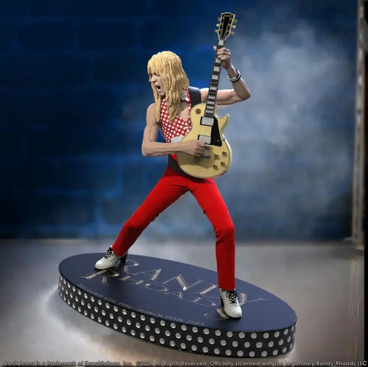 Randy Rhoads IV Rock Iconz Statue The Early Years Red Version 24 cm - Smalltinytoystore